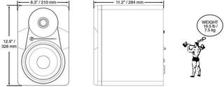 Active Studio Monitor Mackie MR624 Active Studio Monitor 1 pc - 3