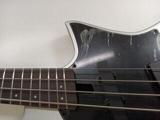 Headless Bass Guitar HILS Guitars HZB4 NEXT Satin Silver Headless Bass Guitar (Begagnad) - 2