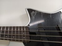 HILS Guitars HZB4 NEXT Satin Silver Headless Bass Guitar