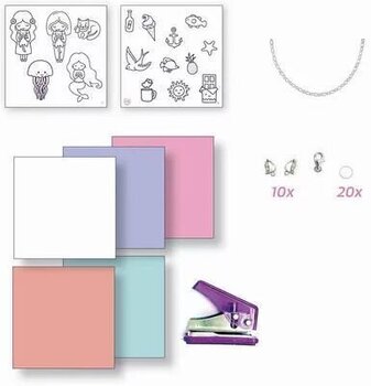 Material Sycomore Bijoux Box Crazy Plastic Jewellery Jewelry DIY Set - 2