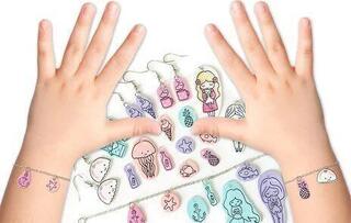 Material Sycomore Bijoux Box Crazy Plastic Jewellery Jewelry DIY Set - 2