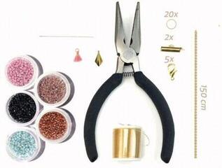 Material Sycomore Jewelry Making Kit - Japanese Beads Purple Jewelry DIY Set - 1