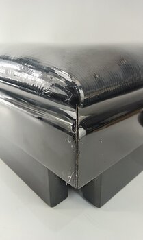 Pianokrakk i tre Stagg PB39 Pianokrakk i tre Black High Polish (Skadet) - 4