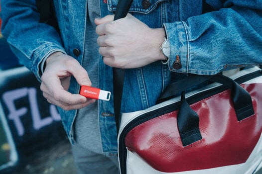 USB ključ Verbatim 2.0 DataBar Red USB ključ 16 GB - 10