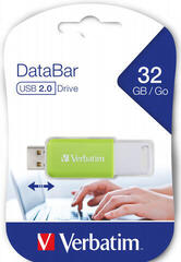 USB ключ Verbatim 2.0 DataBar Green USB ключ 32 ГБ - 4