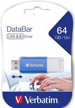 USB ključ Verbatim 2.0 DataBar Blue USB ključ 64 GB - 5