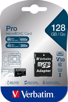 Memorijska kartica Verbatim PRO UHS-3 Micro SDXC 128 GB Memorijska kartica - 3