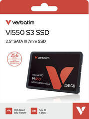 Unutarnji tvrdi disk Verbatim SSD Vi550 S3 Unutarnji tvrdi disk SSD 256 GB SATA III - 3