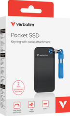 Vanjski tvrdi disk Verbatim Pocket SSD Vanjski tvrdi disk SSD 2 TB - 3