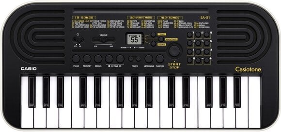 Kinder-Keyboard Casio SA-51 Basic SET Kinder-Keyboard Black - 2
