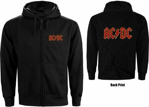 Дреха с качулка AC/DC Дреха с качулка Logo Black L - 3