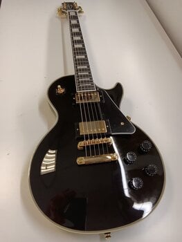 Elektrikitarr Epiphone Les Paul Custom Ebony Elektrikitarr (Kahjustatud) - 2