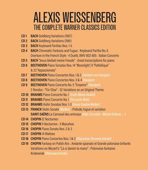 Music CD Alexis Weissenberg - The Complete Warner Classics Edition (37 CD) - 3