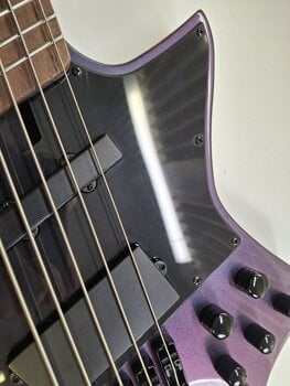Headless basgitaar HILS Guitars HZB5 NEXT Mystic Purple Headless basgitaar (Zo goed als nieuw) - 3