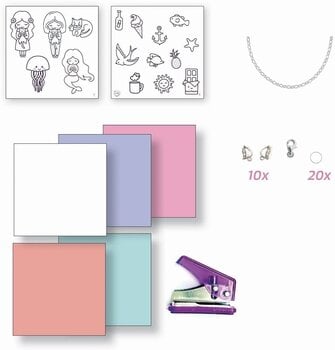Materiál Sycomore Bijoux Box Sada na výrobu šperků - Bláznivé plastové šperky - 2