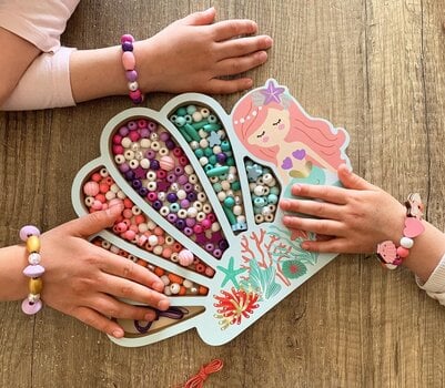 Kroglice za otroke Sycomore Lesene perle Sirena 400 kos. - 4