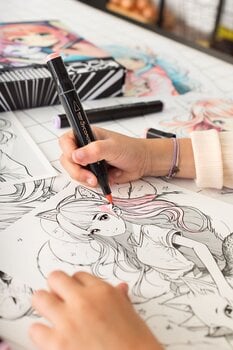 Výtvarná a kreativní sada Sycomore Výtvarní set Manga Workshop Kemonomim - 5