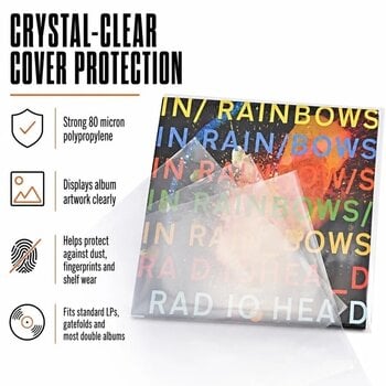 Koffer für LP-Platten Legend Vinyl LV30 Mixed Pack - Curved Base Inner & Outer LP-Cover (12" Vinyl) 50 Crystal Clear - 9
