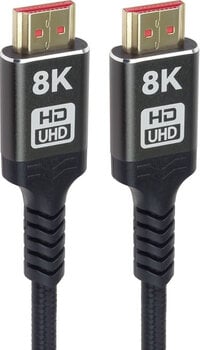 Видео кабел PremiumCord ULTRA HDMI 2.1 High Speed + Ethernet Gold Plated 8K 60p 1,5 m Видео кабел - 3