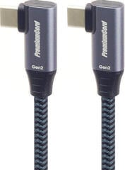 USB Cable PremiumCord USB-C to USB-C Double Angled 100W Braided 3 m USB Cable - 2