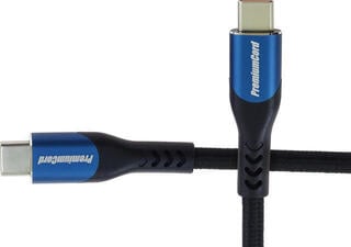 USB Cable PremiumCord USB-C to USB-C 100W Braided 1,5 m USB Cable - 3