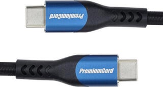 USB Cable PremiumCord USB-C to USB-C 100W Braided 2 m USB Cable - 2