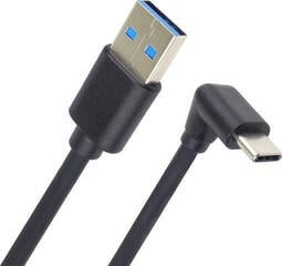 USB кабл PremiumCord USB-C Angled to USB-A 3.0 1 m USB кабл - 1