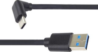 USB кабл PremiumCord USB-C Angled to USB-A 3.0 3m USB кабл - 3