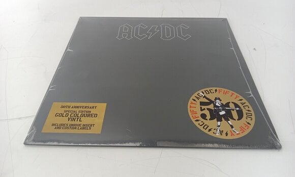 LP AC/DC - Back In Black (Gold Metallic Coloured) (Limited Edition) (LP) (Alleen uitgepakt) - 2