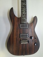 Schecter C-1 Exotic Ebony NS Natural Satin Electric guitar