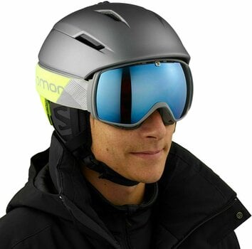Okulary narciarskie Salomon XT One Grey/Neon Okulary narciarskie - 2