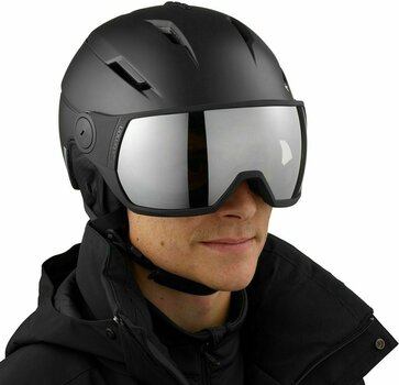 Laskettelukypärä Salomon Pioneer Visor Black M (56-59 cm) Laskettelukypärä - 2