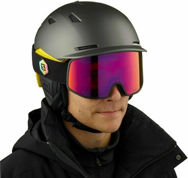 Masques de ski Salomon LO FI Sigma Black/Safran Masques de ski - 2