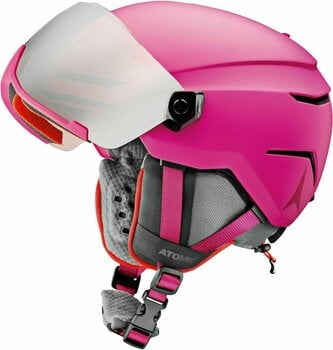 Ski Helmet Atomic Savor Visor Junior Pink S (51-55 cm) Ski Helmet - 2
