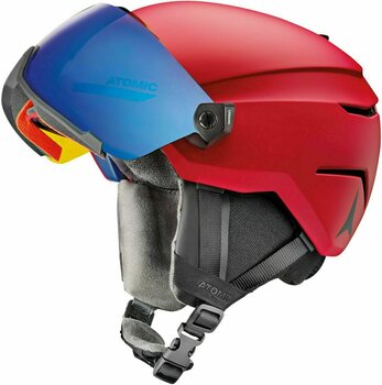 Lyžařská helma Atomic Savor Visor Stereo Red M (55-59 cm) Lyžařská helma - 2