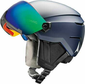 Ski Helmet Atomic Savor Visor Stereo Dark Blue L (59-63 cm) Ski Helmet - 2