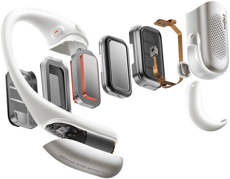 Drahtlose Ohrbügel-Kopfhörer Shokz OpenFit PRO White Drahtlose Ohrbügel-Kopfhörer - 3