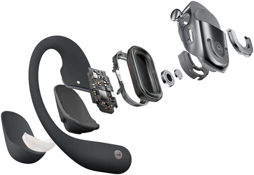 Drahtlose Ohrbügel-Kopfhörer Shokz OpenFit 2+ Black Drahtlose Ohrbügel-Kopfhörer - 3