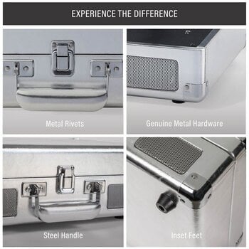 Portable turntable
 Crosley Cruiser Plus Silver Portable turntable - 14