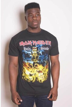 Koszulka Iron Maiden Koszulka Unisex Holy Smoke Black M - 2