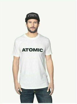 T-shirt/casaco com capuz para esqui Atomic Alps T-Shirt White L T-Shirt - 3