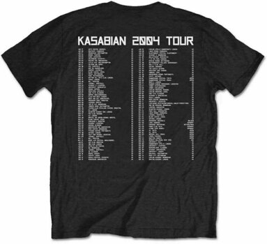 Shirt Kasabian Shirt Ultra Face 2004 Tour Zwart S - 2