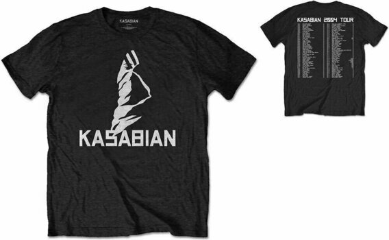 T-shirt Kasabian T-shirt Ultra Face 2004 Tour Noir S - 3