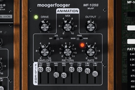 FX protsessori tarkvara pistikprogramm MOOG MoogerFooger MF-105S MuRF (Digitaalne toode) - 2