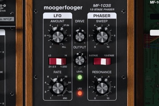 Studiový softwarový Plug-In efekt MOOG MoogerFooger MF-103s 12-Stage Phaser (Digitální produkt) - 2