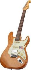 Electric guitar SX SEF1 HSS Natural Electric guitar - 3