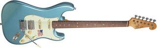 Electric guitar SX SEF1 HSS Metallic Ice Blue Electric guitar - 3