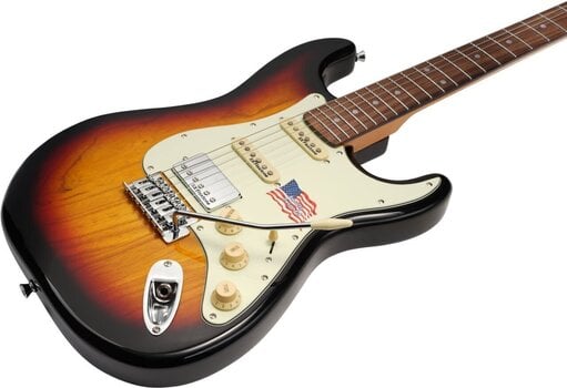 Elektrikitarr SX SEF1 HSS 3-Tone Sunburst Elektrikitarr - 4