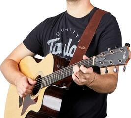 Textile guitar strap Taylor Suede Strap Chocolate Textile guitar strap - 1