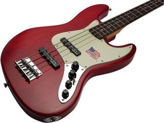 4-keelne basskitarr SX SBF1 Transparent Red 4-keelne basskitarr - 3